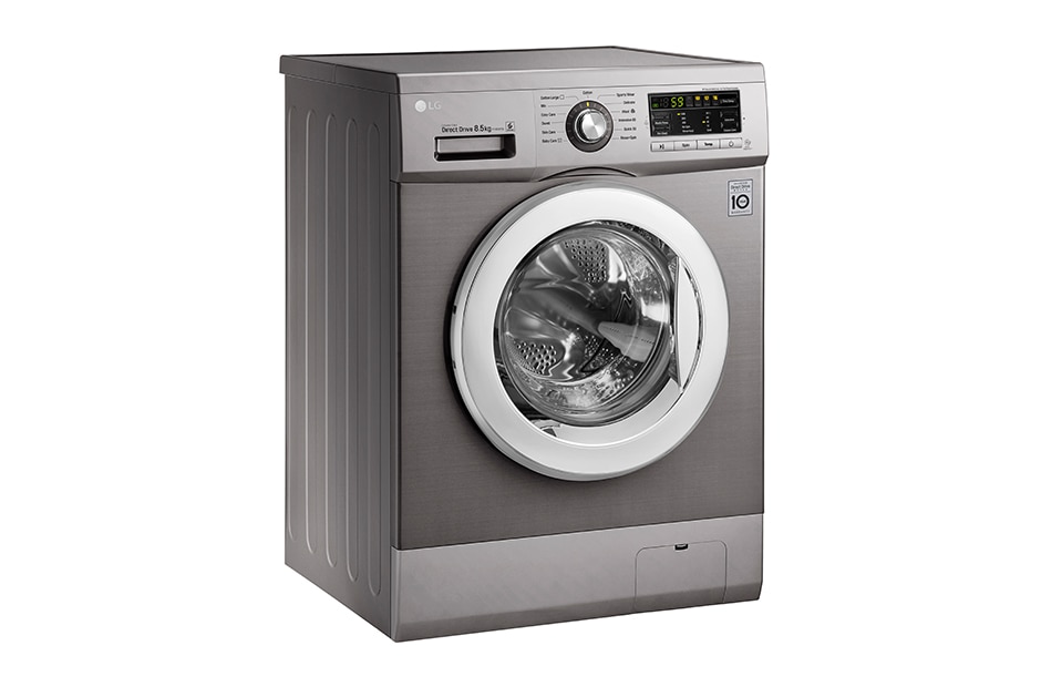 LG Lavarropas Carga Frontal de 8,5Kg   Velocidad de Centrifugado 1400RPM, F1400TD, thumbnail 2